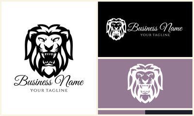 Lion Logo Design Variations. (5)