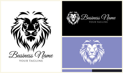Lion Logo Design Variations. (3)