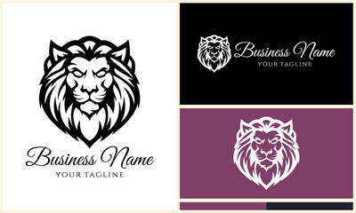 Fototapeta premium Lion Logo Design Variations. (45)