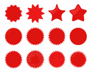 red star icons
