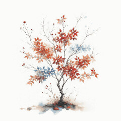 Field Etude Bouquet of wild flowers isolated watercolor vector illustration svg