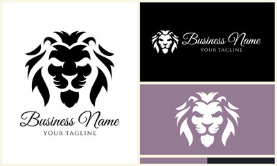 Fototapeta premium Lion Logo Design Variations.