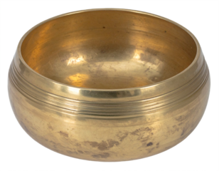 Discover serenity with this authentic brass singing bowl, perfect for meditation and healing practices.