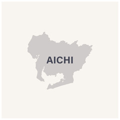 Obraz premium 愛知県のアイコン、日本の47都道府県のアイコンより. Aichi Prefecture icon, from the icons of Japan's 47 prefectures 