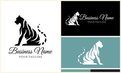 Abstract Tiger Logo Variations.