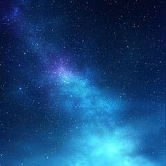 Obraz premium Stunning Night Sky with Stars and Milky Way Galaxy in Background