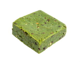 Delicious green energy bar with seeds and nuts offers healthy nutrition for active lifestyles