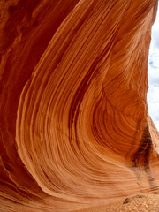 Page Sand Cave - natural rock formation in Page, Arizona, USA