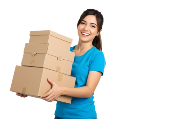 Friendly Business Exchange Between Man and Woman Perfect for service industry, customer experience, or payment moments