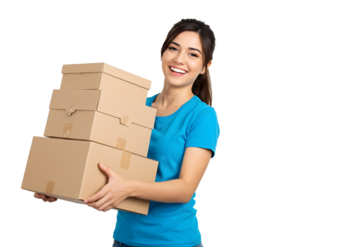 Friendly Business Exchange Between Man and Woman Perfect for service industry, customer experience, or payment moments