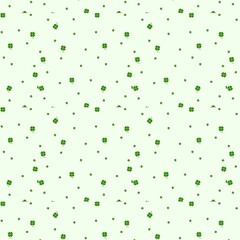 seamless pattern with green dots