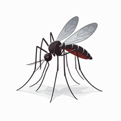 vector illustration of mosquito
