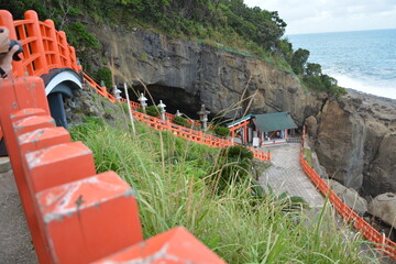 宮崎県　鵜戸神宮の風景