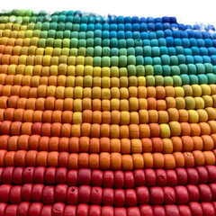 Abstract Texture Of Rainbow Colors Design With Bright Light