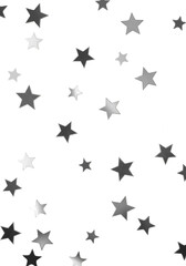 Abstract Starry Pattern Illustration Isolated On Transparent Background