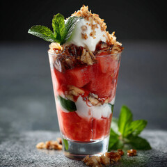 ウォーターメロンパフェ