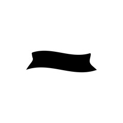 Fototapeta premium Banner ribbon clip art design on plain white transparent isolated background for card, shirt, hoodie, sweatshirt, apparel, tag, mug, icon, poster or badge