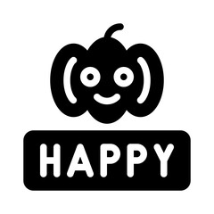 Halloween glyph icon