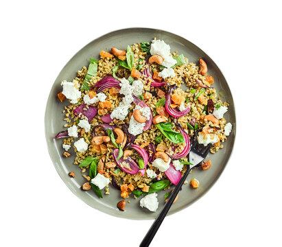 freekeh goats cheese apricot salad