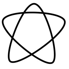 star outline for kid