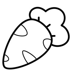 carrot outline 