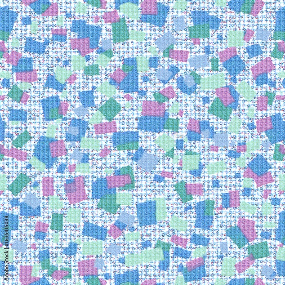Poster colorful geometric pattern with soft pastel shades and textured elements suitable for background and