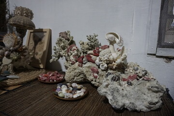 christmas decoration on a wooden table