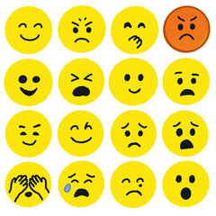 Face emotions icon