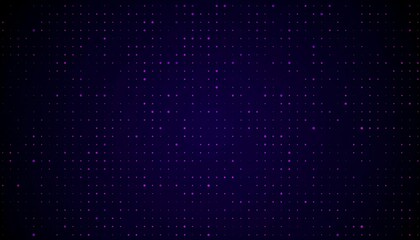 Fototapeta premium Dark background with a subtle gradient and a dense pattern of tiny purple squares