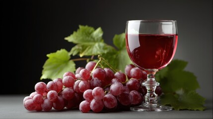 Elegant Wine and Grape Arrangement