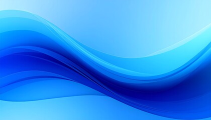 Fototapeta premium Abstract blue waves background (1)