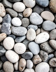 Assorted smooth stones