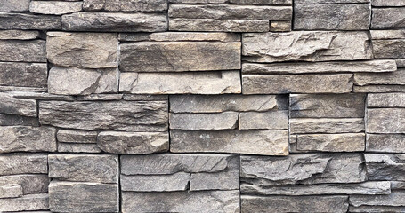 A Simple Texture Background of Grey Brick Rocks