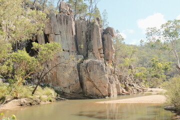 river in the mountains