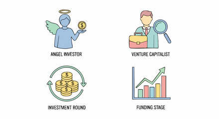 Investment stages illustrations