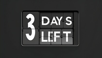 Countdown timer display