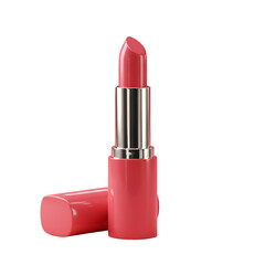 Isolated Pink Lipstick On Transparent Background Photo for Beauty