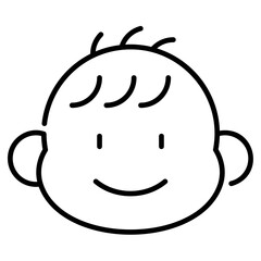 Baby Care Line Icon
