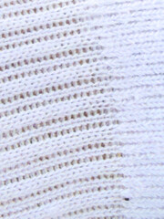 close up of a fabric sock