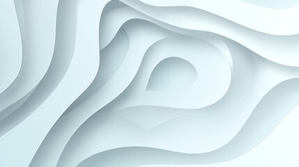Abstract bright white layered shapes for a clean look Business background.