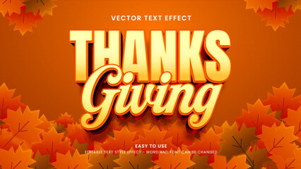 thanks giving editable text effect