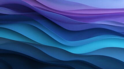 Obraz premium Abstract layered waves in blue and purple hues Business background.
