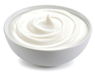 Creamy white sauce in a bowl
