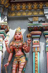Colorful Hinduism temple