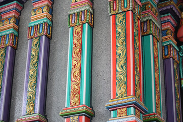 Colorful Hinduism temple