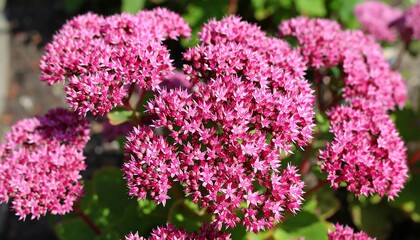 Fototapeta premium Close-up of vibrant pink flowers