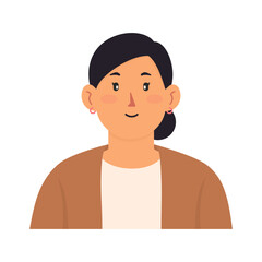 Illustration of Avatar Woman in Business Casual