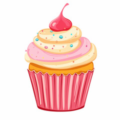 Ice cream pattern. Exquisite vector patterns