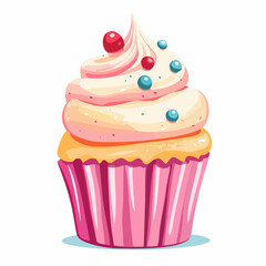 Ice cream pattern. Exquisite vector patterns