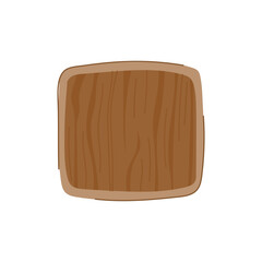 ecofriendly bamboo plate cartoon vector illustration